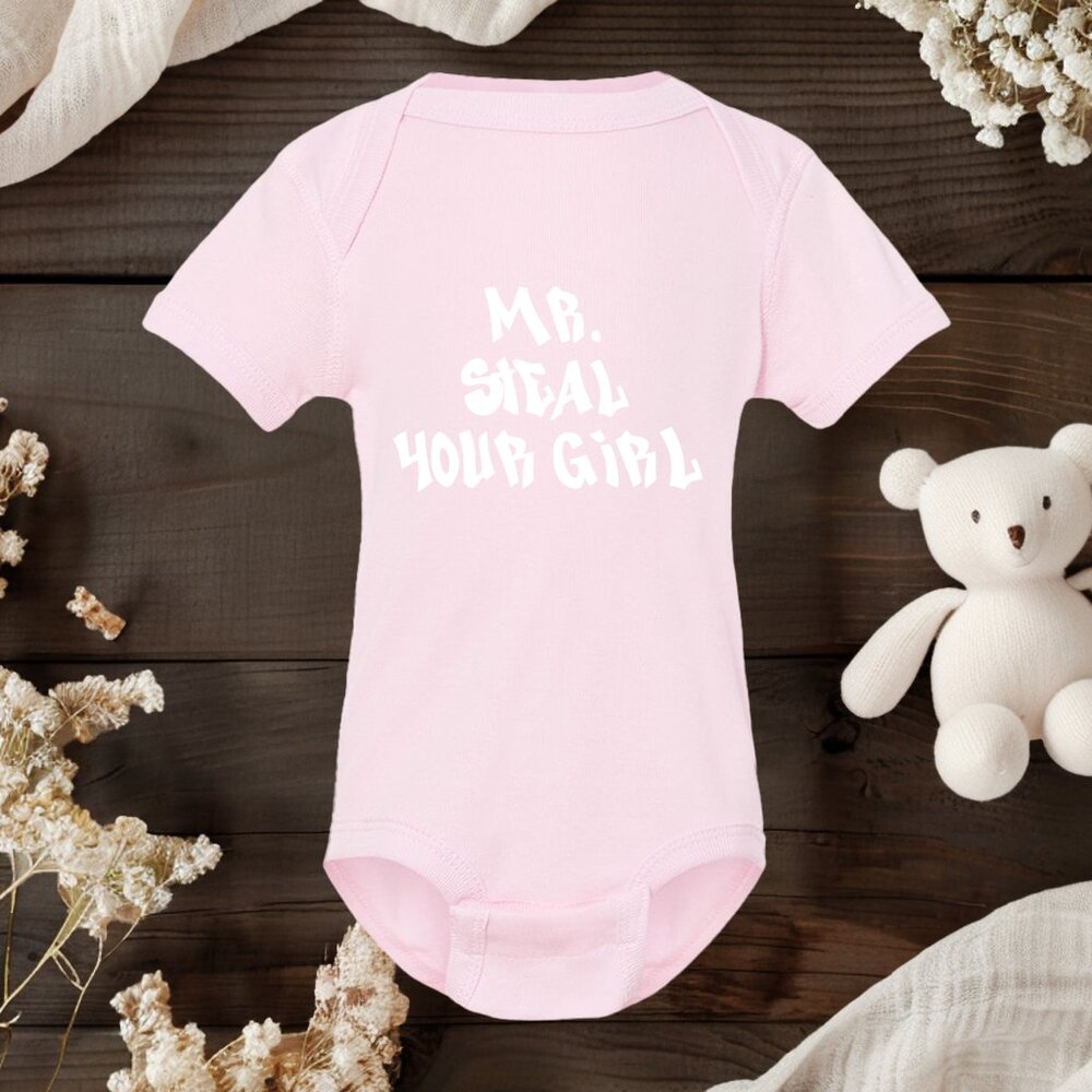Mr. Steal Your Girl Baby Onesie | Funny Infant Onesie | Cute Baby Boy Onesie